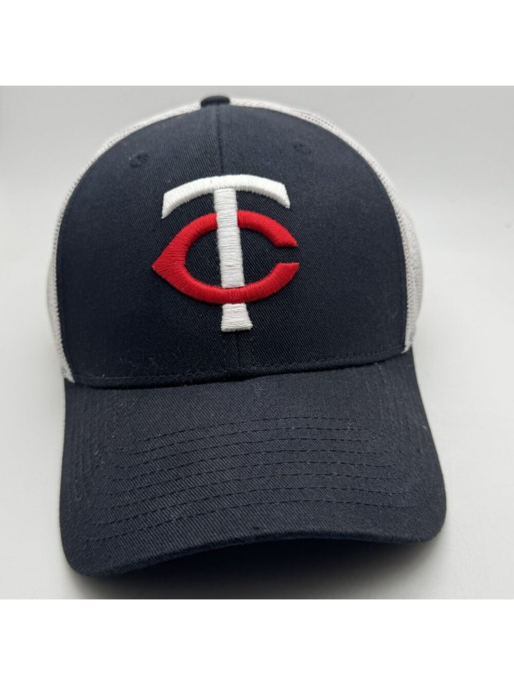 Minnesota Twins Trucker Hat Cap MLB Fan Favorite Adjustable Black White Red OSFA